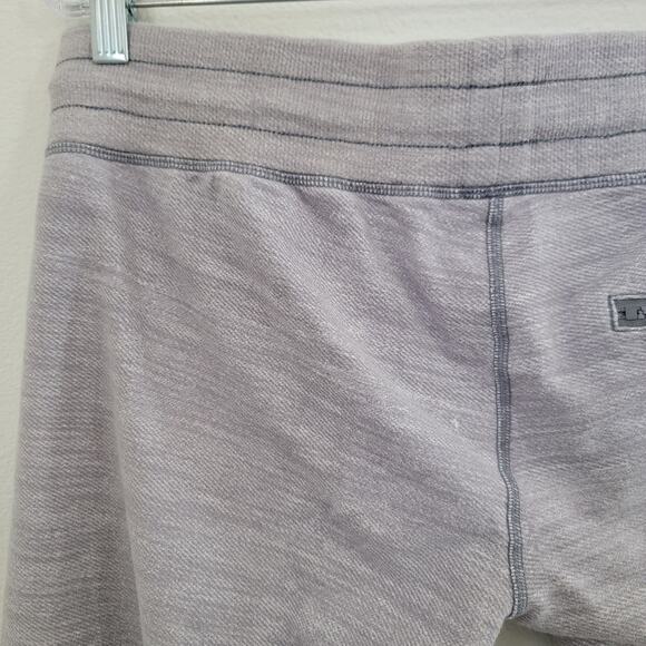 Lululemon Capri Drawstring Sz‎ 10 Tea Lounge Crop Commuter Denim White Fossil - Picture 14 of 16